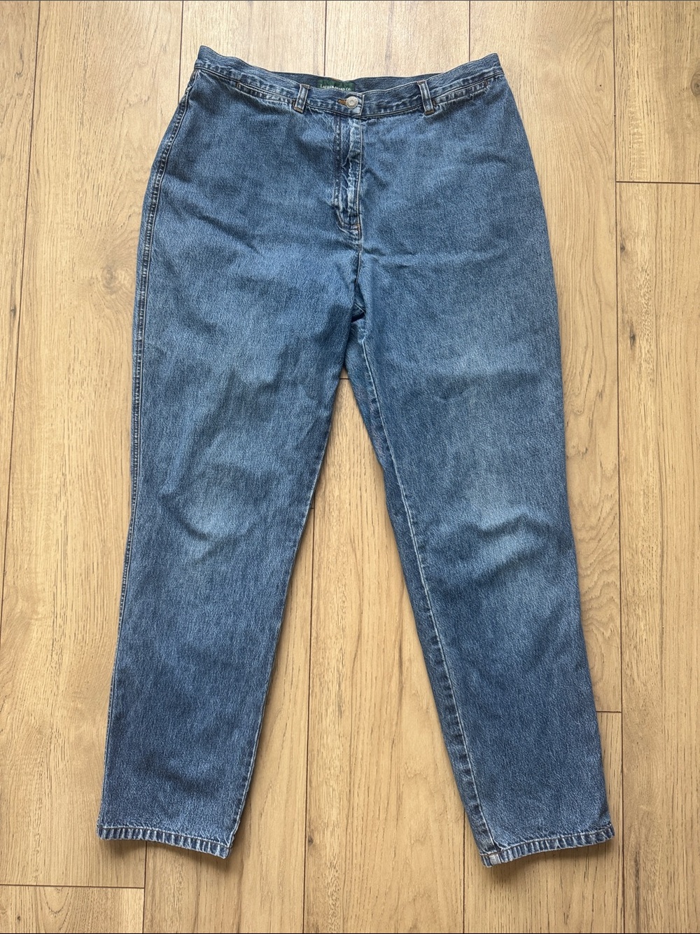 Lauren Jeans Co Ralph Lauren Women’s 16 Straight Leg Jeans Blue Denim Pants